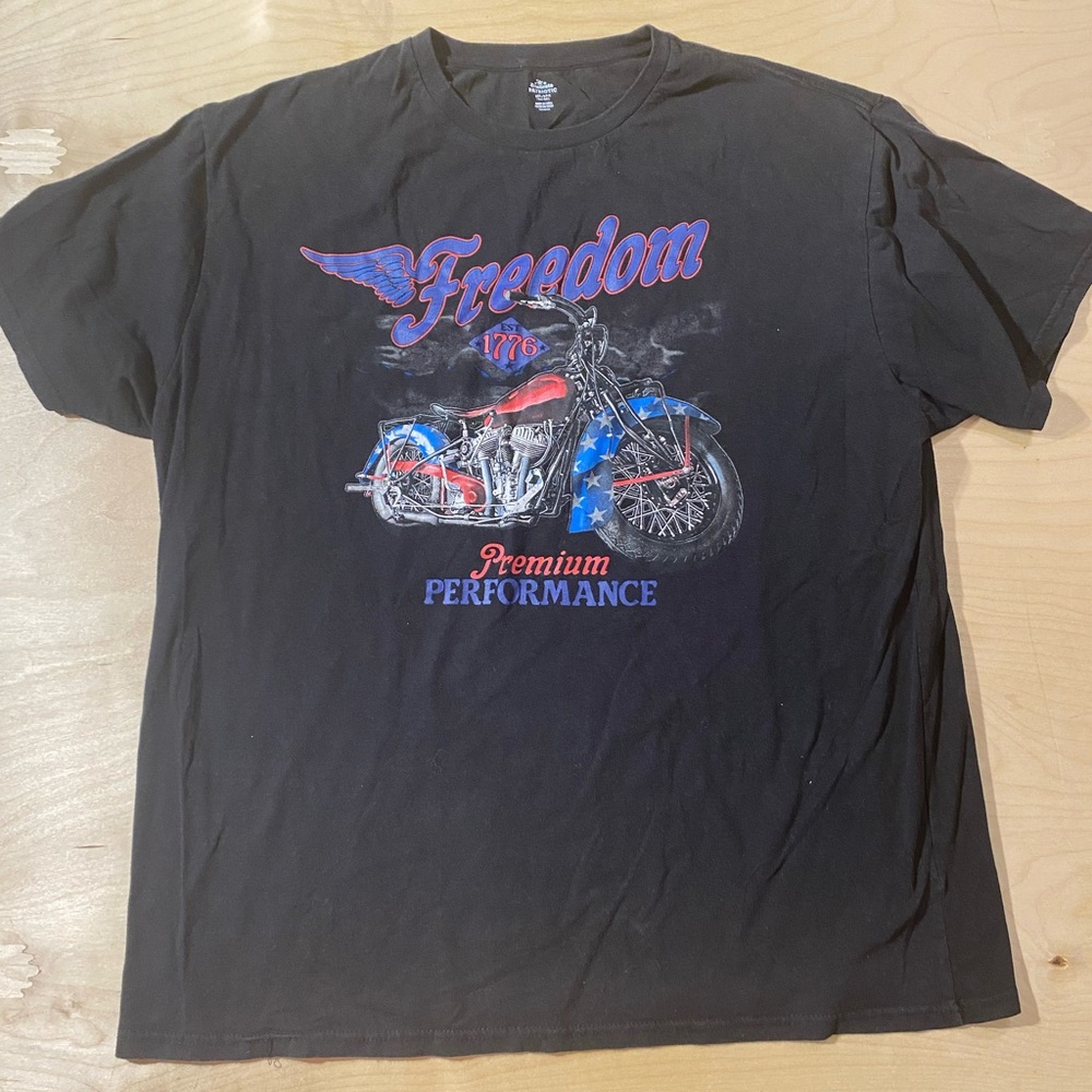 Celebrate Patriotic Black Graphic T-Shirt 3XL (PW)